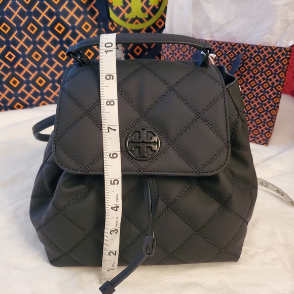 BRAND NEW WITH TAG! TORY BURCH WILLA MATTE BACKPACK - Picture 4 of 14
